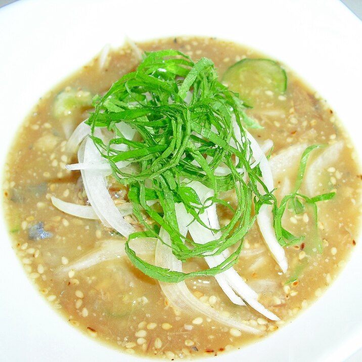 さば缶で 我が家の 冷や汁風つけそうめん レシピ 作り方 By Miyu 楽天レシピ さば缶で 我が家の 冷や汁風つけそうめん レシピ 作り方 By Miyu 楽天レシピ